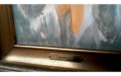 PEINTURE, , PANNEAU FEMME DEDICACE