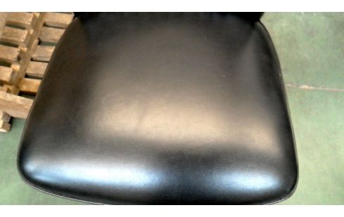 FAUTEUIL CLUB NOIR SIMILI CUIR