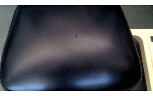 FAUTEUIL CLUB NOIR SIMILI CUIR