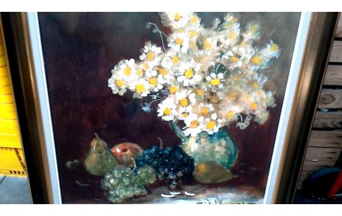 PEINTURE FLEUR DEDICACE
