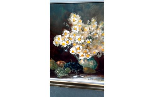 PEINTURE FLEUR DEDICACE