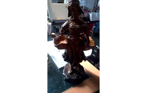 STATUE PLATRE FILLE