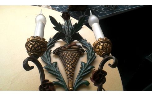 APPLIQUE MURALE, , POLYCHROME VINTAGE METAL