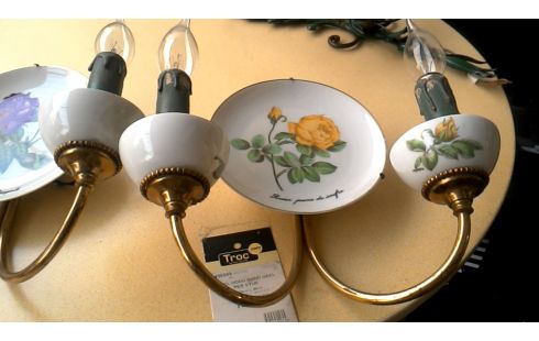 MUURLAMP DUBBEL LOT
