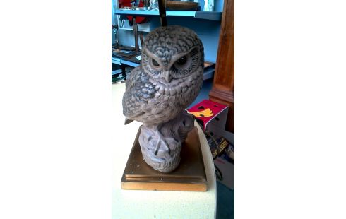 LAMPADAIRE VINTAGE, , CHOUETTE LAITON
