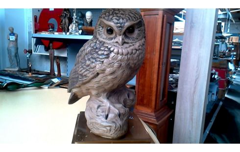 LAMPADAIRE VINTAGE, , CHOUETTE LAITON