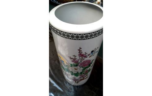 VASE CHINOIS ROND PORCELAINE