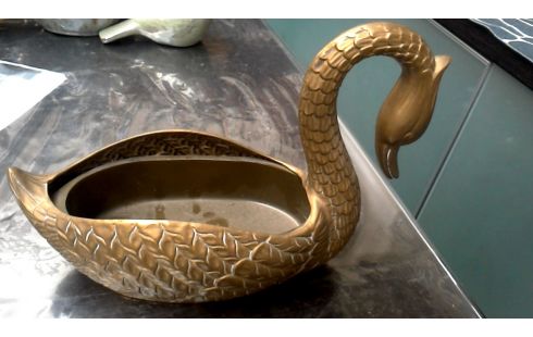 JARDINIERE CUIVRE, , CYGNE