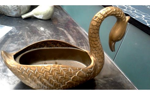 JARDINIERE CUIVRE, , CYGNE