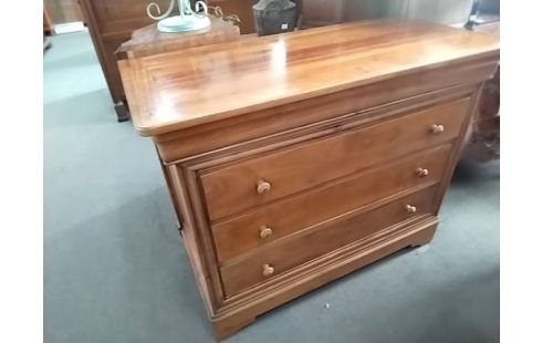 COMMODE STYLE L.PHILIPPE MERISIER 4 TIROIRS