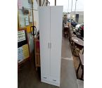 ARMOIRETTE 2 PORTES 1 TIROIR BLANCHE