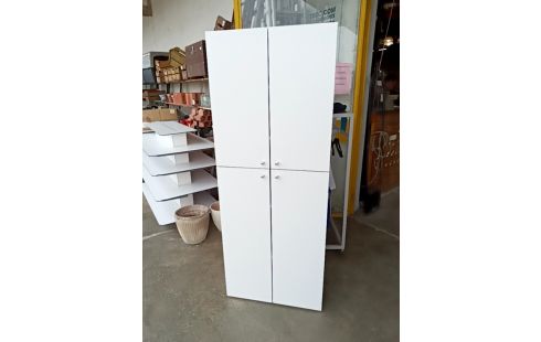 ARMOIRETTE 4 PORTES BLANCHE