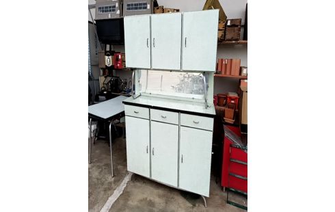 BUFFET 2 CORPS FORMICA VERT D'EAU