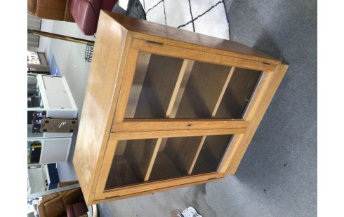 VITRINE CHENE CLAIR 2P