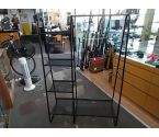 ETAGERE PENDERIE MODERNE TUBE NOIRE