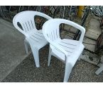 FAUTEUIL DE JARDIN ALLIBERT PLASTIQUE BLANC