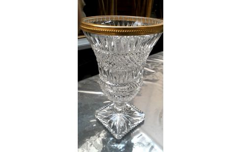 JARRÓN CRISTAL LATÓN