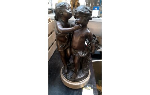 STATUE BRONZE DEDICACE