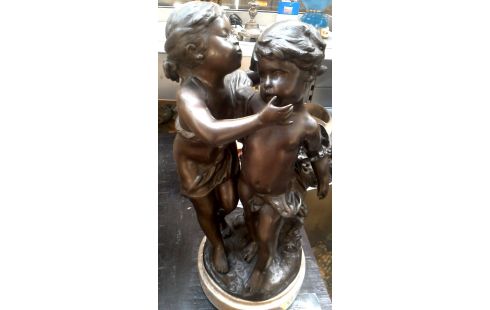 STATUE BRONZE DEDICACE