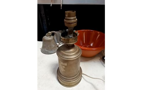 PIED DE LAMPE STYLE PÉTROLE