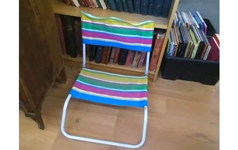 CHAISE CAMPING COLORE BASSE