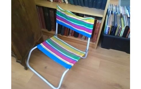 CHAISE CAMPING COLORE BASSE