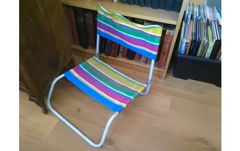 CHAISE CAMPING COLORE BASSE