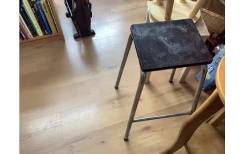 TABOURET MÉTAL/BOIS