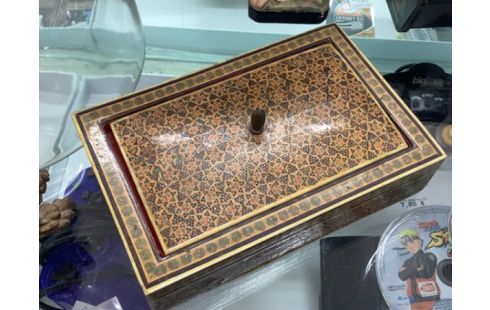 BOITE BIJOUX MICRO MOSAÏQUE VELOUR