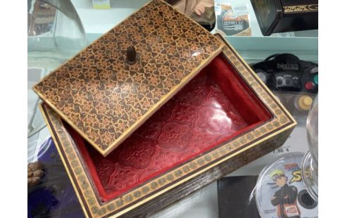 BOITE BIJOUX MICRO MOSAÏQUE VELOUR