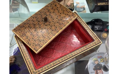 BOITE BIJOUX MICRO MOSAÏQUE VELOUR