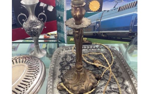 PIED DE LAMPE BRONZE