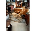 ROCKING CHAIR ROTIN VINTAGE DESIGN