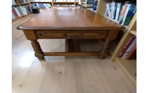 TABLE BASSE 2 TIROIRS LATERAUX