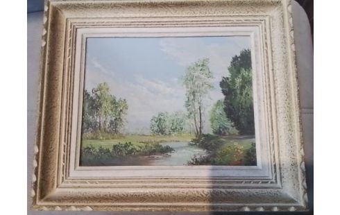 CADRE PEINTURE  VÉGÉTATION