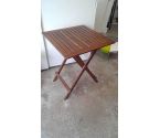 TABLE PLIANTE  BOIS  MASSIF