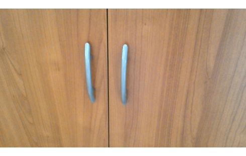 PENDERIE 3 PORTES 2 TIROIRS MERISIER LOOK