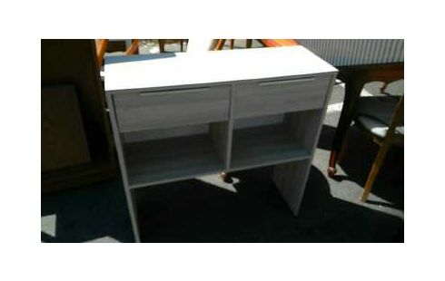 CONSOLE 2 TIROIRS MELAMINE