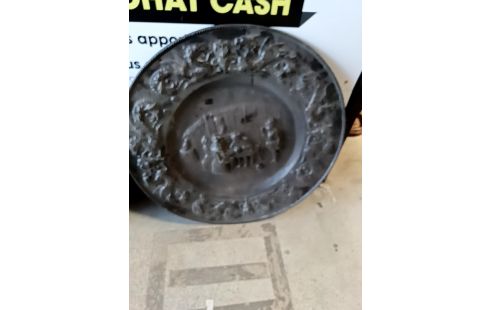 PLATEAU DÉCO METAL REPOUSSÉ