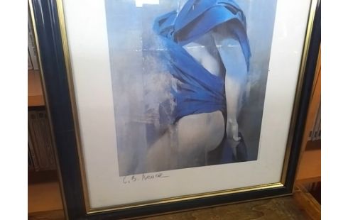 CADRE FEMME TENUE BLEUE