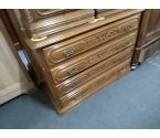 COMMODE 4 TIROIRS BOIS RUSTIQUE
