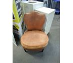 FAUTEUIL ESPRIT CUIR VIEILLI