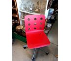 CHAISE DE BUREAU ROUGE