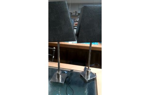 STEHLAMPE DAS STÜCK NEUSILBER