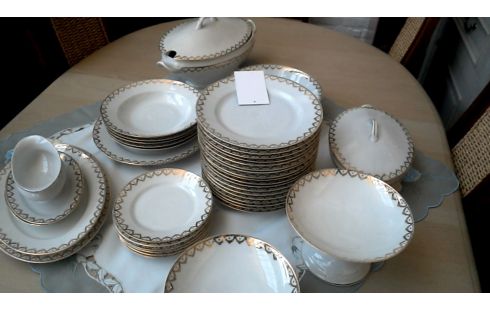 SERVICIO BLANCA PORCELANA MET OR