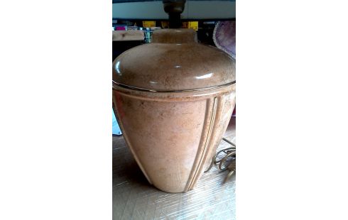 TAFELLAMP BEIGE MET