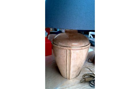 TAFELLAMP BEIGE MET