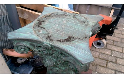MESA DE SERVICIO DE JARDÍN VERDE GRIEGO ESTILO