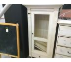 GARDE MANGER PORTE GRILLE BLANC CASSE