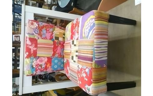 FAUTEUIL TISSU PATCHWORK